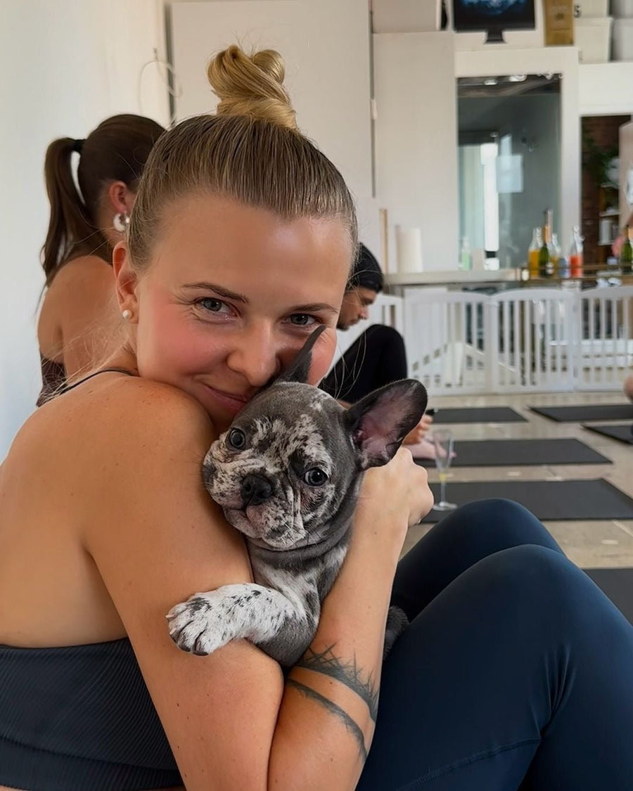 Lower Manhattan puppy yoga studio in 133 Beekman St